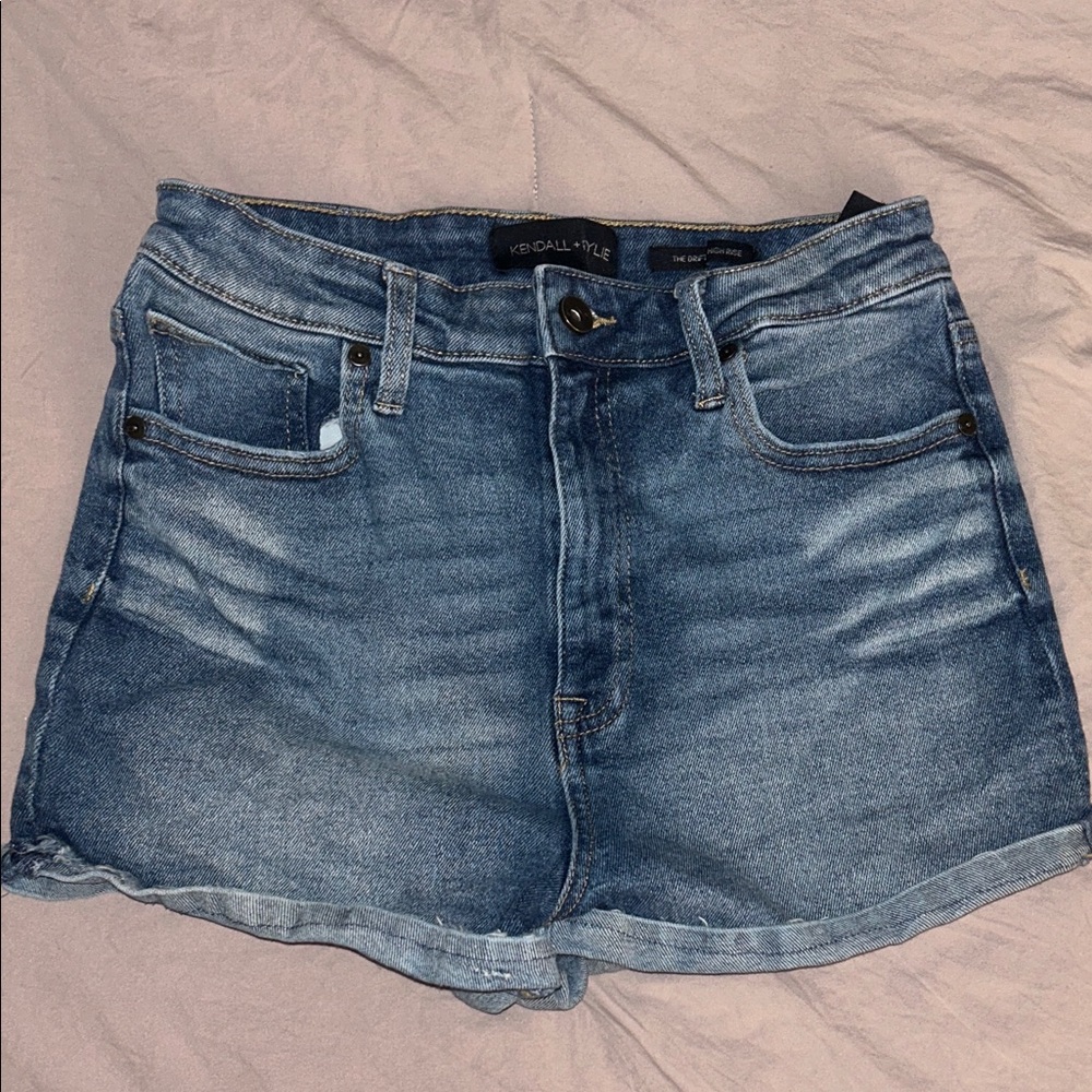Kendall & Kylie High Rise Jean Shorts